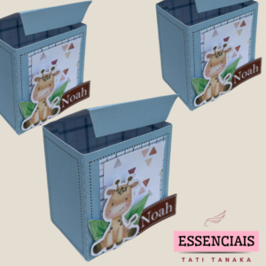 Caixa semi retangular